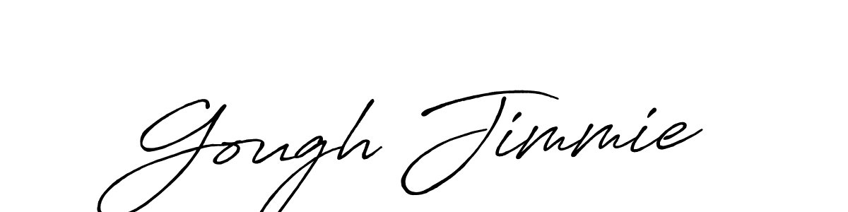 Also we have Gough Jimmie name is the best signature style. Create professional handwritten signature collection using Antro_Vectra_Bolder autograph style. Gough Jimmie signature style 7 images and pictures png