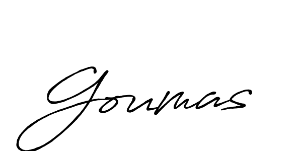 if you are searching for the best signature style for your name Goumas. so please give up your signature search. here we have designed multiple signature styles  using Antro_Vectra_Bolder. Goumas signature style 7 images and pictures png