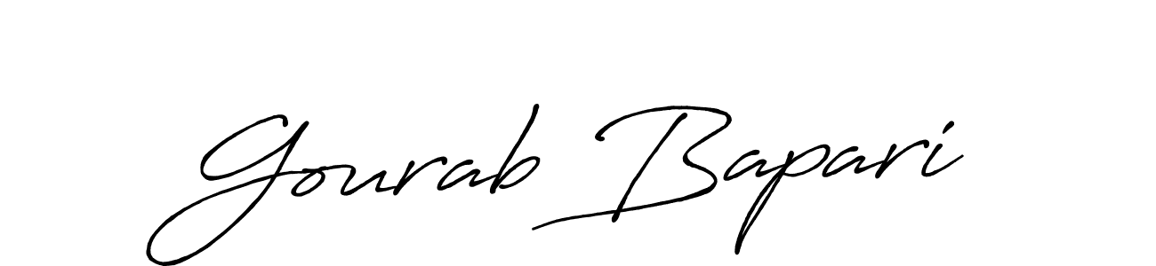 You should practise on your own different ways (Antro_Vectra_Bolder) to write your name (Gourab Bapari) in signature. don't let someone else do it for you. Gourab Bapari signature style 7 images and pictures png