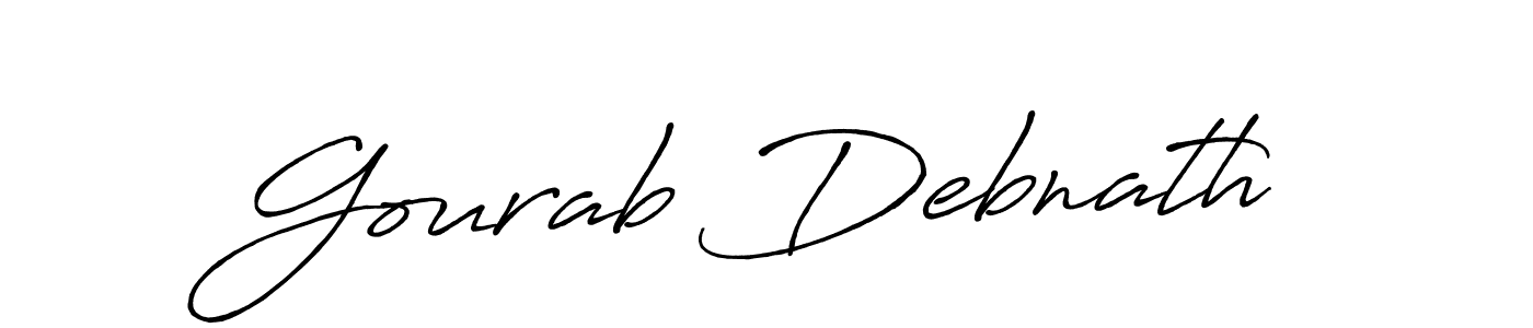 Also we have Gourab Debnath name is the best signature style. Create professional handwritten signature collection using Antro_Vectra_Bolder autograph style. Gourab Debnath signature style 7 images and pictures png