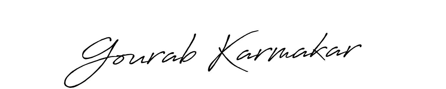 Design your own signature with our free online signature maker. With this signature software, you can create a handwritten (Antro_Vectra_Bolder) signature for name Gourab Karmakar. Gourab Karmakar signature style 7 images and pictures png