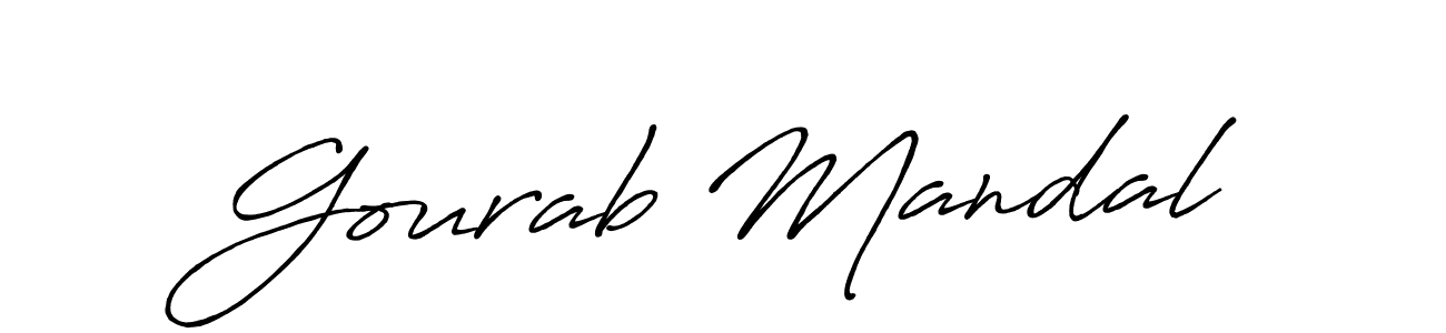 Make a beautiful signature design for name Gourab Mandal. Use this online signature maker to create a handwritten signature for free. Gourab Mandal signature style 7 images and pictures png