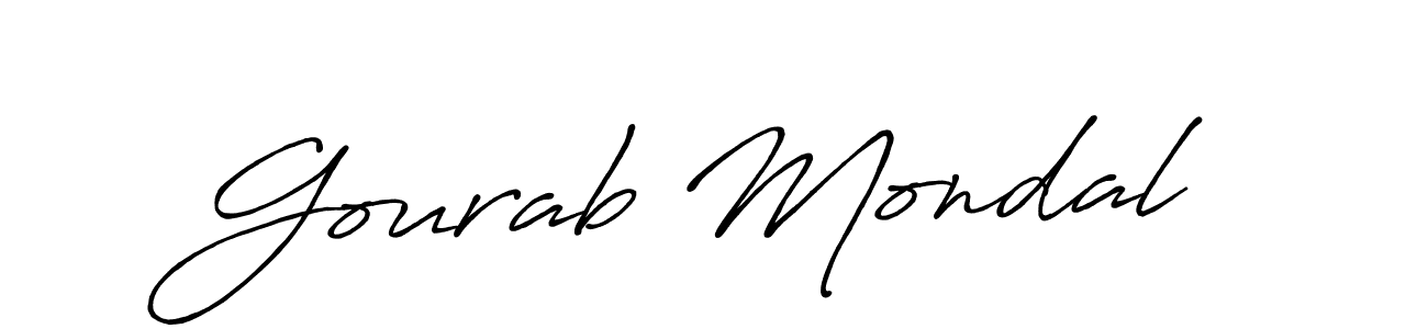 Similarly Antro_Vectra_Bolder is the best handwritten signature design. Signature creator online .You can use it as an online autograph creator for name Gourab Mondal. Gourab Mondal signature style 7 images and pictures png