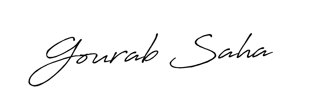 Make a beautiful signature design for name Gourab Saha. Use this online signature maker to create a handwritten signature for free. Gourab Saha signature style 7 images and pictures png