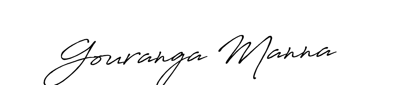 The best way (Antro_Vectra_Bolder) to make a short signature is to pick only two or three words in your name. The name Gouranga Manna include a total of six letters. For converting this name. Gouranga Manna signature style 7 images and pictures png