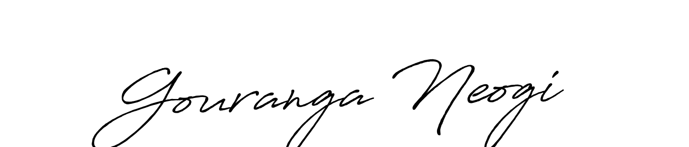 Create a beautiful signature design for name Gouranga Neogi. With this signature (Antro_Vectra_Bolder) fonts, you can make a handwritten signature for free. Gouranga Neogi signature style 7 images and pictures png