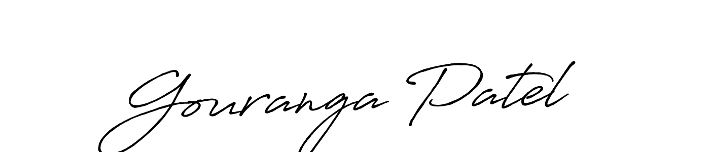 Also You can easily find your signature by using the search form. We will create Gouranga Patel name handwritten signature images for you free of cost using Antro_Vectra_Bolder sign style. Gouranga Patel signature style 7 images and pictures png