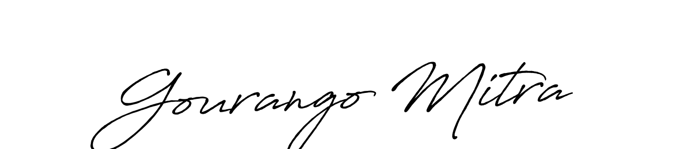 You can use this online signature creator to create a handwritten signature for the name Gourango Mitra. This is the best online autograph maker. Gourango Mitra signature style 7 images and pictures png