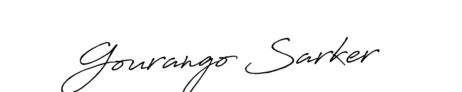 It looks lik you need a new signature style for name Gourango Sarker. Design unique handwritten (Antro_Vectra_Bolder) signature with our free signature maker in just a few clicks. Gourango Sarker signature style 7 images and pictures png