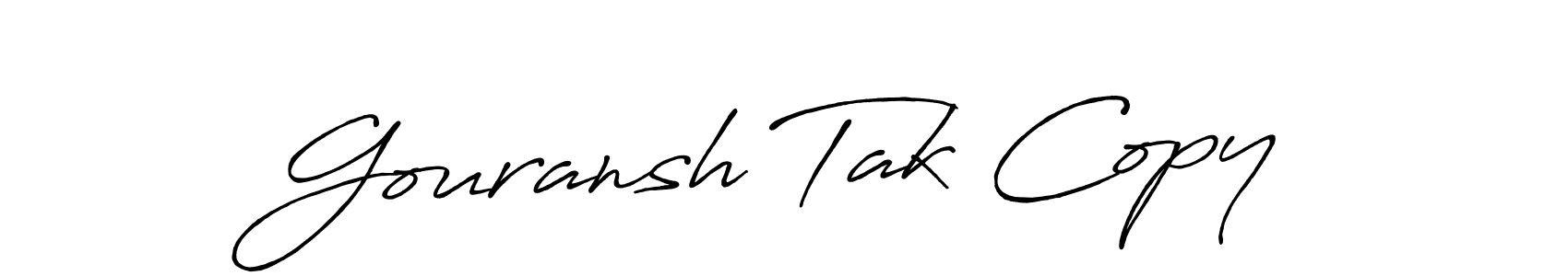 Antro_Vectra_Bolder is a professional signature style that is perfect for those who want to add a touch of class to their signature. It is also a great choice for those who want to make their signature more unique. Get Gouransh Tak Copy name to fancy signature for free. Gouransh Tak Copy signature style 7 images and pictures png