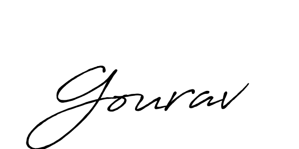 Use a signature maker to create a handwritten signature online. With this signature software, you can design (Antro_Vectra_Bolder) your own signature for name Gourav. Gourav signature style 7 images and pictures png