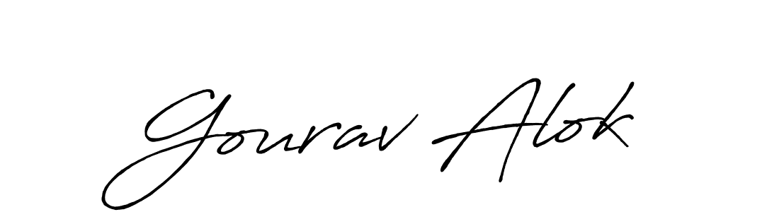 How to Draw Gourav Alok signature style? Antro_Vectra_Bolder is a latest design signature styles for name Gourav Alok. Gourav Alok signature style 7 images and pictures png