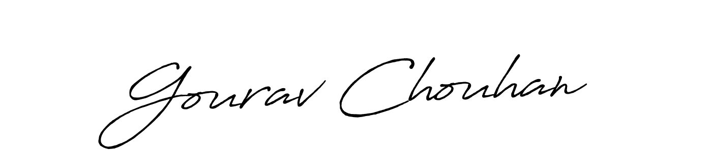 How to Draw Gourav Chouhan signature style? Antro_Vectra_Bolder is a latest design signature styles for name Gourav Chouhan. Gourav Chouhan signature style 7 images and pictures png