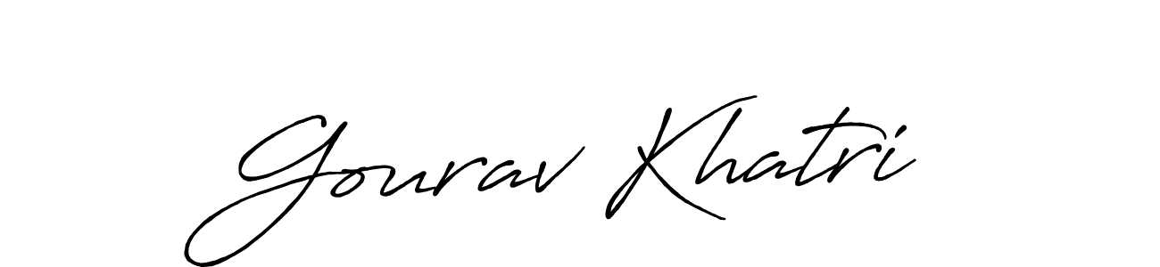 if you are searching for the best signature style for your name Gourav Khatri. so please give up your signature search. here we have designed multiple signature styles  using Antro_Vectra_Bolder. Gourav Khatri signature style 7 images and pictures png