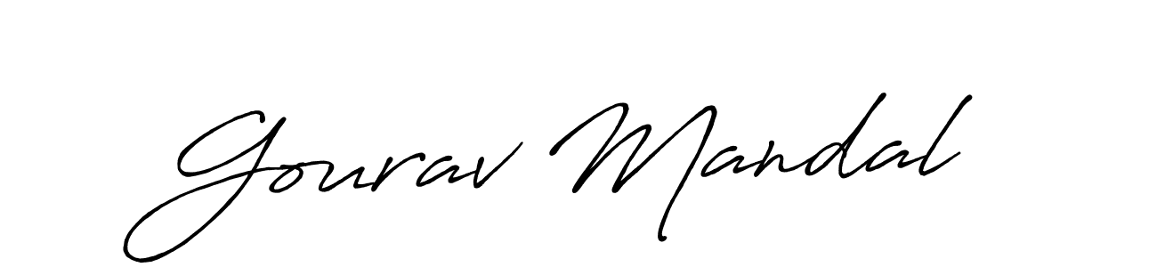 The best way (Antro_Vectra_Bolder) to make a short signature is to pick only two or three words in your name. The name Gourav Mandal include a total of six letters. For converting this name. Gourav Mandal signature style 7 images and pictures png