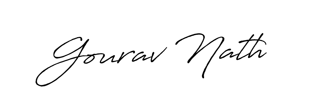 Also You can easily find your signature by using the search form. We will create Gourav Nath name handwritten signature images for you free of cost using Antro_Vectra_Bolder sign style. Gourav Nath signature style 7 images and pictures png