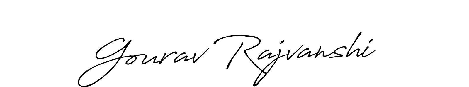 Make a beautiful signature design for name Gourav Rajvanshi. Use this online signature maker to create a handwritten signature for free. Gourav Rajvanshi signature style 7 images and pictures png