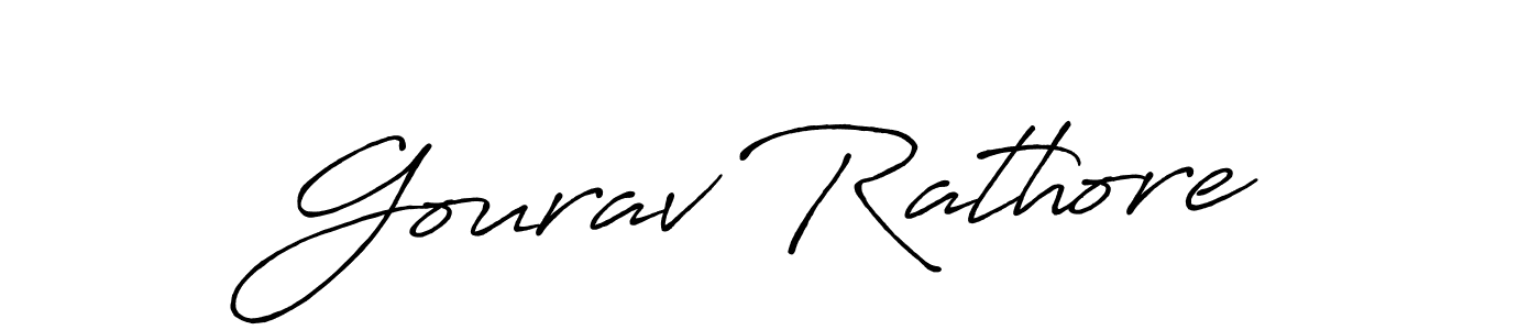 Use a signature maker to create a handwritten signature online. With this signature software, you can design (Antro_Vectra_Bolder) your own signature for name Gourav Rathore. Gourav Rathore signature style 7 images and pictures png