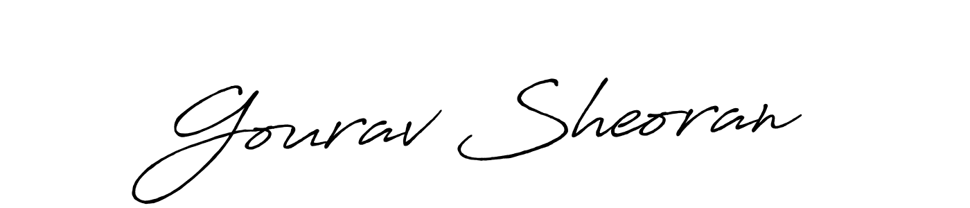 Use a signature maker to create a handwritten signature online. With this signature software, you can design (Antro_Vectra_Bolder) your own signature for name Gourav Sheoran. Gourav Sheoran signature style 7 images and pictures png