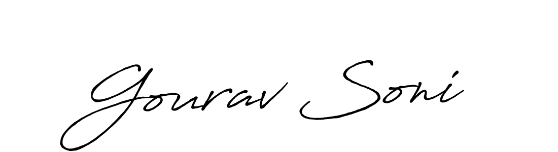 Make a beautiful signature design for name Gourav Soni. Use this online signature maker to create a handwritten signature for free. Gourav Soni signature style 7 images and pictures png