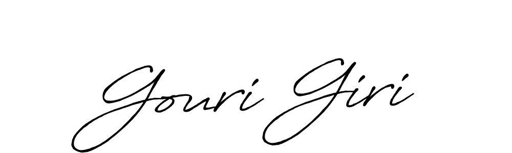 It looks lik you need a new signature style for name Gouri Giri. Design unique handwritten (Antro_Vectra_Bolder) signature with our free signature maker in just a few clicks. Gouri Giri signature style 7 images and pictures png