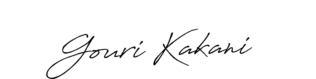 Once you've used our free online signature maker to create your best signature Antro_Vectra_Bolder style, it's time to enjoy all of the benefits that Gouri Kakani name signing documents. Gouri Kakani signature style 7 images and pictures png