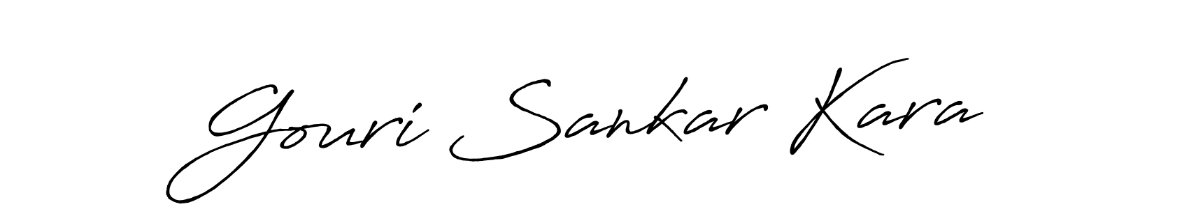 Also You can easily find your signature by using the search form. We will create Gouri Sankar Kara name handwritten signature images for you free of cost using Antro_Vectra_Bolder sign style. Gouri Sankar Kara signature style 7 images and pictures png