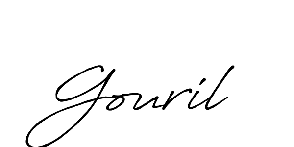 This is the best signature style for the Gouril name. Also you like these signature font (Antro_Vectra_Bolder). Mix name signature. Gouril signature style 7 images and pictures png