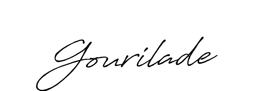 Design your own signature with our free online signature maker. With this signature software, you can create a handwritten (Antro_Vectra_Bolder) signature for name Gourilade. Gourilade signature style 7 images and pictures png