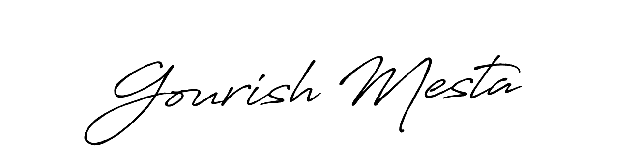 Best and Professional Signature Style for Gourish Mesta. Antro_Vectra_Bolder Best Signature Style Collection. Gourish Mesta signature style 7 images and pictures png