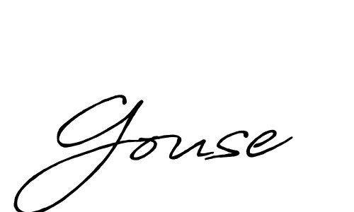 It looks lik you need a new signature style for name Gouse. Design unique handwritten (Antro_Vectra_Bolder) signature with our free signature maker in just a few clicks. Gouse signature style 7 images and pictures png