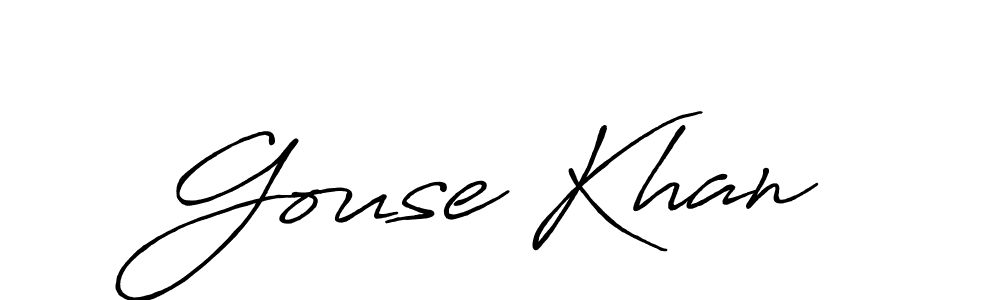 Also we have Gouse Khan name is the best signature style. Create professional handwritten signature collection using Antro_Vectra_Bolder autograph style. Gouse Khan signature style 7 images and pictures png