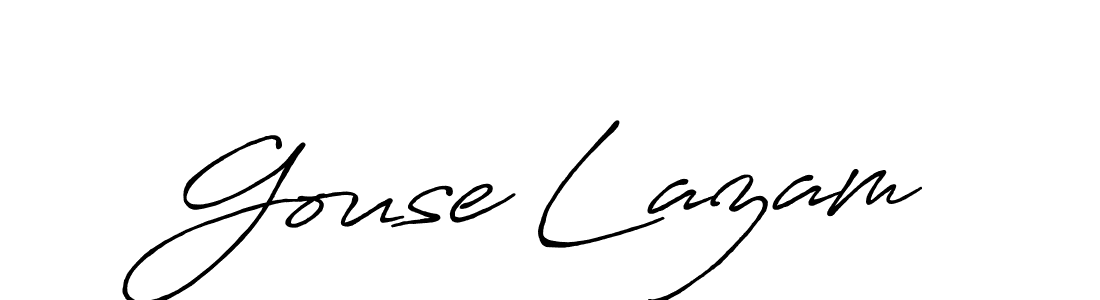 How to Draw Gouse Lazam signature style? Antro_Vectra_Bolder is a latest design signature styles for name Gouse Lazam. Gouse Lazam signature style 7 images and pictures png