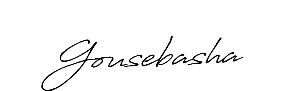 It looks lik you need a new signature style for name Gousebasha. Design unique handwritten (Antro_Vectra_Bolder) signature with our free signature maker in just a few clicks. Gousebasha signature style 7 images and pictures png