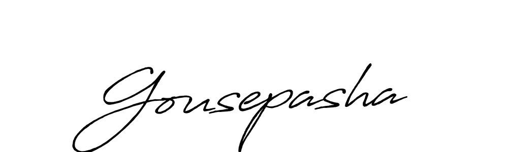 How to make Gousepasha signature? Antro_Vectra_Bolder is a professional autograph style. Create handwritten signature for Gousepasha name. Gousepasha signature style 7 images and pictures png