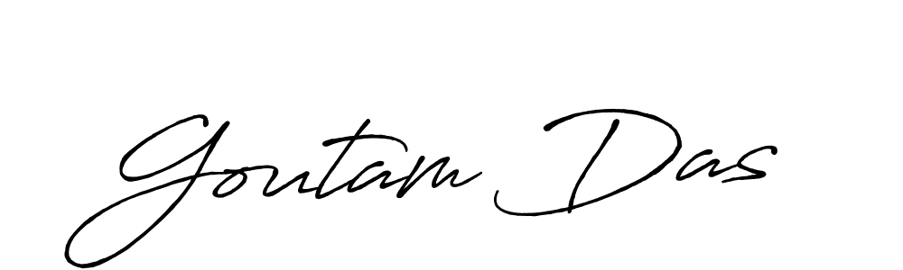 Create a beautiful signature design for name Goutam Das. With this signature (Antro_Vectra_Bolder) fonts, you can make a handwritten signature for free. Goutam Das signature style 7 images and pictures png