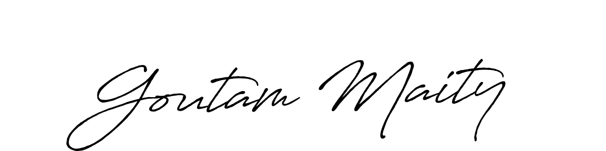 Also You can easily find your signature by using the search form. We will create Goutam Maity name handwritten signature images for you free of cost using Antro_Vectra_Bolder sign style. Goutam Maity signature style 7 images and pictures png