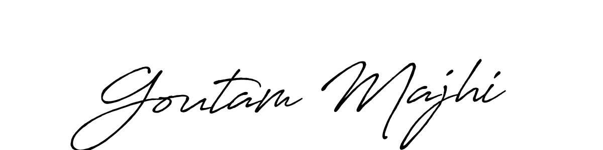 The best way (Antro_Vectra_Bolder) to make a short signature is to pick only two or three words in your name. The name Goutam Majhi include a total of six letters. For converting this name. Goutam Majhi signature style 7 images and pictures png
