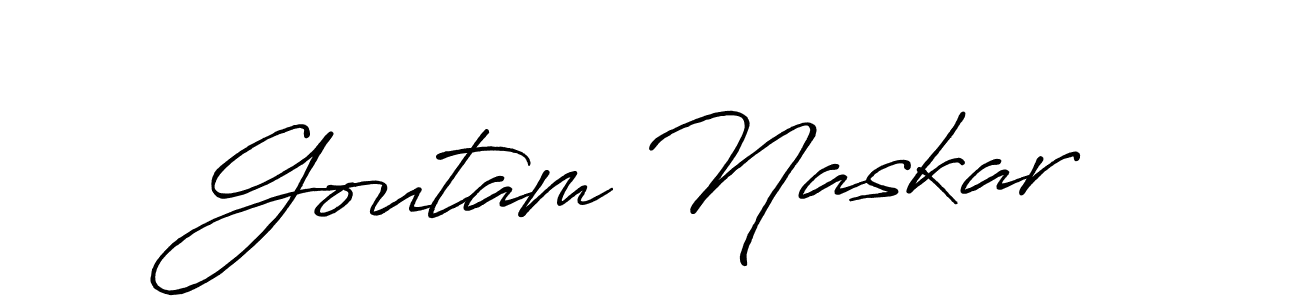 How to make Goutam Naskar signature? Antro_Vectra_Bolder is a professional autograph style. Create handwritten signature for Goutam Naskar name. Goutam Naskar signature style 7 images and pictures png