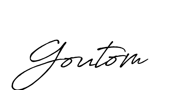 Also You can easily find your signature by using the search form. We will create Goutom name handwritten signature images for you free of cost using Antro_Vectra_Bolder sign style. Goutom signature style 7 images and pictures png