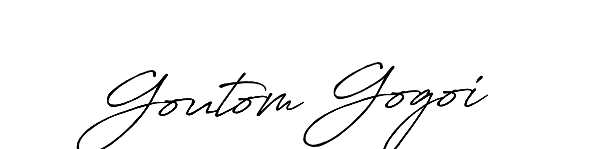 Make a short Goutom Gogoi signature style. Manage your documents anywhere anytime using Antro_Vectra_Bolder. Create and add eSignatures, submit forms, share and send files easily. Goutom Gogoi signature style 7 images and pictures png