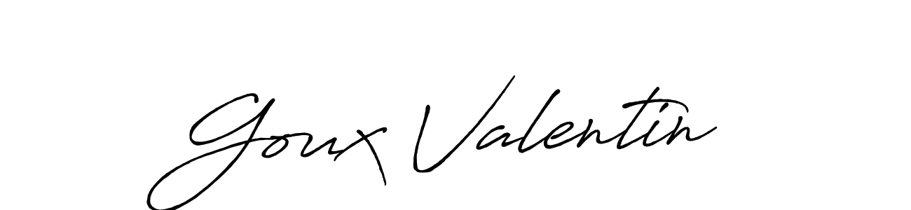 It looks lik you need a new signature style for name Goux Valentin. Design unique handwritten (Antro_Vectra_Bolder) signature with our free signature maker in just a few clicks. Goux Valentin signature style 7 images and pictures png