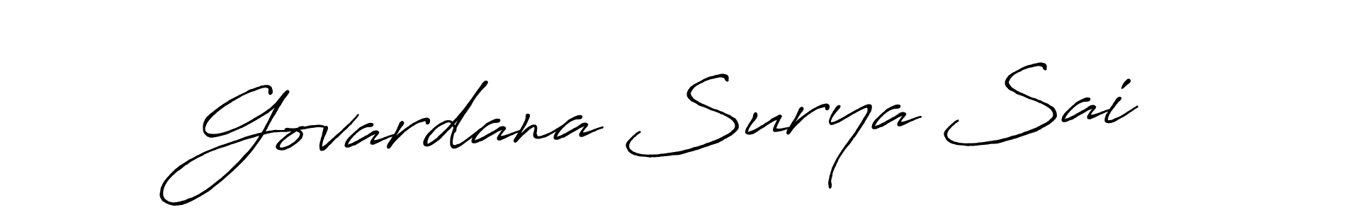 Best and Professional Signature Style for Govardana Surya Sai. Antro_Vectra_Bolder Best Signature Style Collection. Govardana Surya Sai signature style 7 images and pictures png