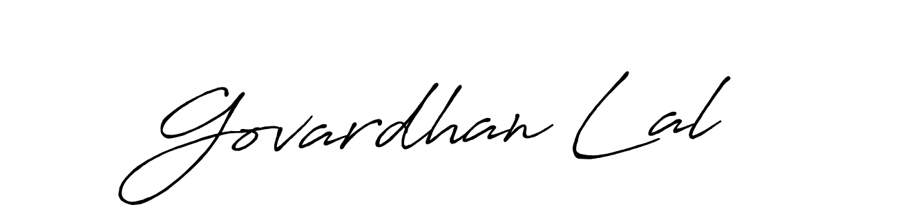 Similarly Antro_Vectra_Bolder is the best handwritten signature design. Signature creator online .You can use it as an online autograph creator for name Govardhan Lal. Govardhan Lal signature style 7 images and pictures png