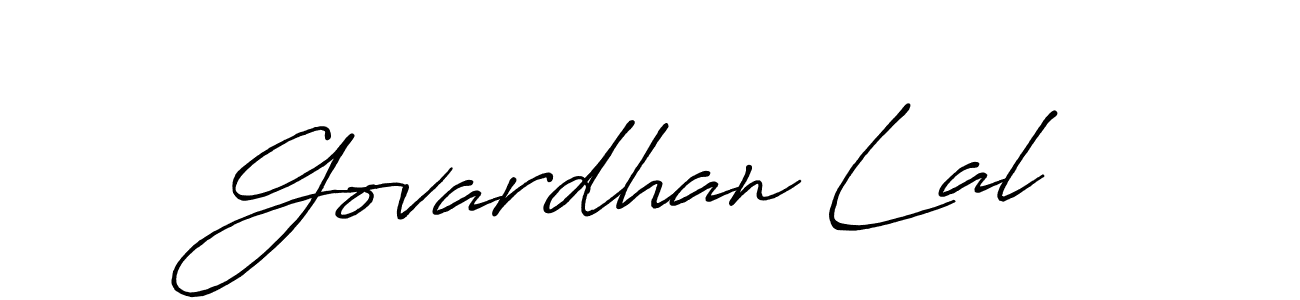You should practise on your own different ways (Antro_Vectra_Bolder) to write your name (Govardhan Lal) in signature. don't let someone else do it for you. Govardhan Lal signature style 7 images and pictures png