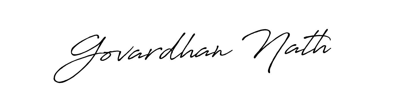 You should practise on your own different ways (Antro_Vectra_Bolder) to write your name (Govardhan Nath) in signature. don't let someone else do it for you. Govardhan Nath signature style 7 images and pictures png