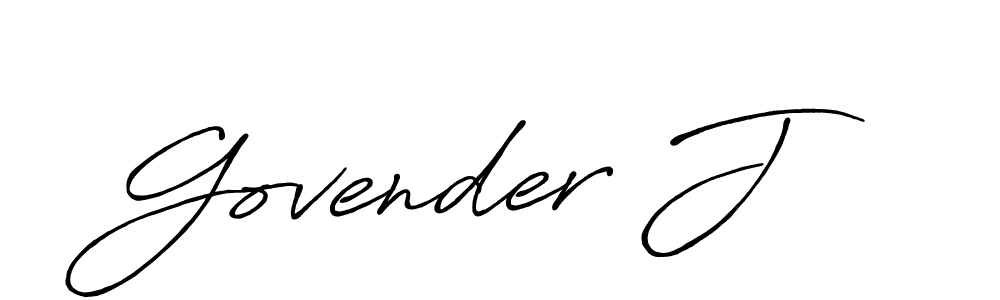 Best and Professional Signature Style for Govender J. Antro_Vectra_Bolder Best Signature Style Collection. Govender J signature style 7 images and pictures png