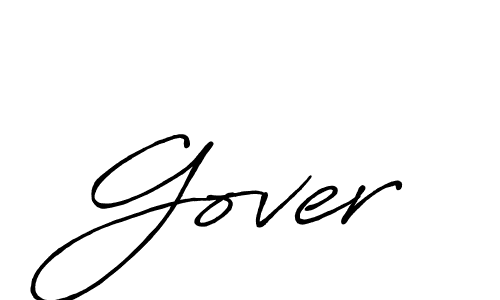 if you are searching for the best signature style for your name Gover. so please give up your signature search. here we have designed multiple signature styles  using Antro_Vectra_Bolder. Gover signature style 7 images and pictures png