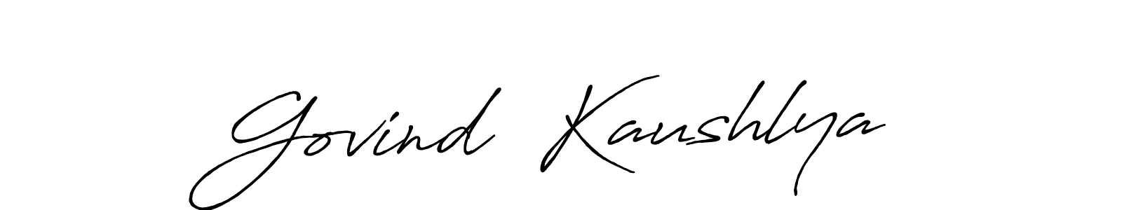 Make a beautiful signature design for name Govind  Kaushlya. Use this online signature maker to create a handwritten signature for free. Govind  Kaushlya signature style 7 images and pictures png