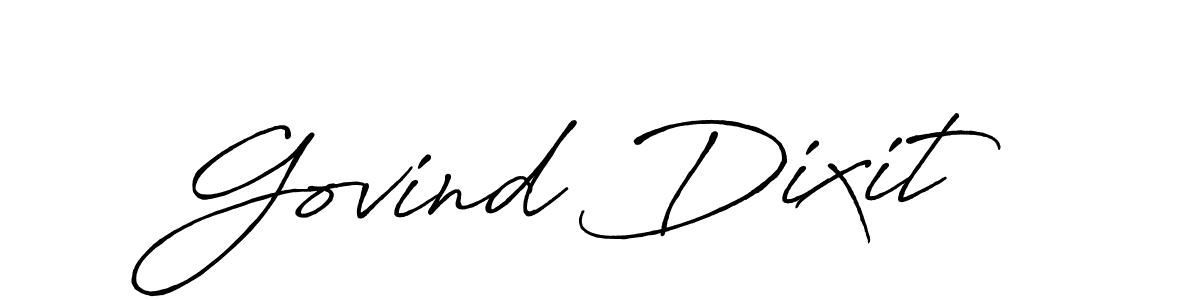 Make a short Govind Dixit signature style. Manage your documents anywhere anytime using Antro_Vectra_Bolder. Create and add eSignatures, submit forms, share and send files easily. Govind Dixit signature style 7 images and pictures png